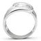 Cheap Rings 3W165 Rhodium Brass Ring