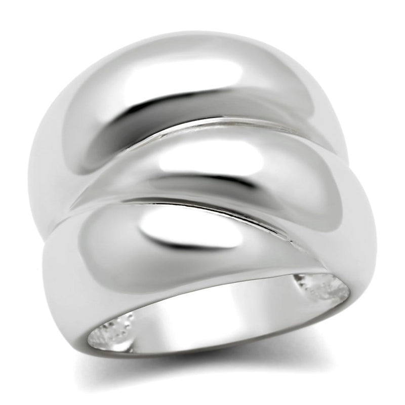 Cheap Rings 3W166 Rhodium Brass Ring