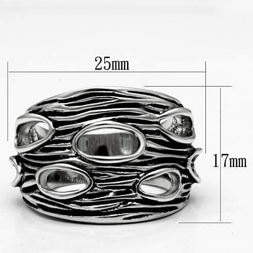 Cheap Rings 3W188 Rhodium Brass Ring