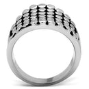 Cheap Rings 3W194 Rhodium Brass Ring