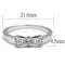 Cheap Rings For Men 3W1235 Rhodium Brass Ring with AAA Grade CZ