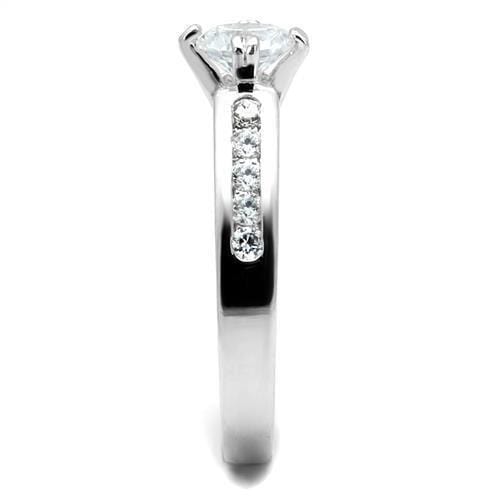Cheap Rings For Men 3W1340 Rhodium Brass Ring with AAA Grade CZ