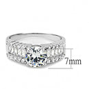 Silver Jewelry Rings Cheap Rings For Men 3W1510 Rhodium Brass Ring with AAA Grade CZ Alamode Fashion Jewelry Outlet