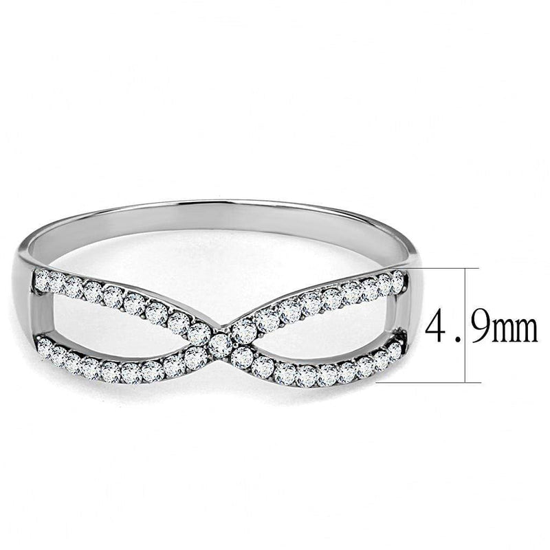 Cheap Rings For Men DA041 Stainless Steel Ring with AAA Grade CZ