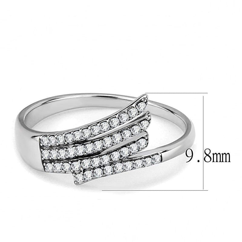 Cheap Rings For Men DA043 Stainless Steel Ring with AAA Grade CZ