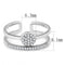 Cheap Rings For Men DA048 Stainless Steel Ring with AAA Grade CZ