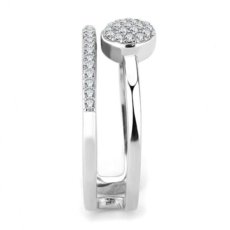 Cheap Rings For Men DA048 Stainless Steel Ring with AAA Grade CZ