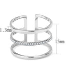 Cheap Rings For Men DA049 Stainless Steel Ring with AAA Grade CZ