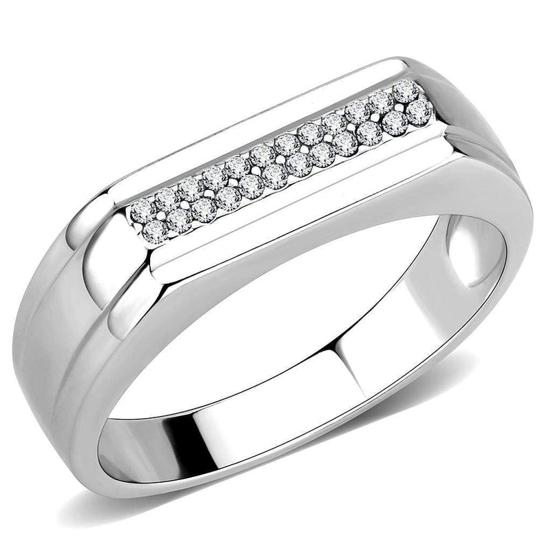 Silver Jewelry Rings Cheap Rings For Men DA251 Stainless Steel Ring with AAA Grade CZ Alamode Fashion Jewelry Outlet