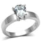 Cheap Sterling Silver Rings LOS584 Rhodium 925 Sterling Silver Ring