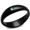 Cool Mens Rings TK2274 Black - Stainless Steel Ring with Top Grade Crystal