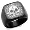 Cool Mens Rings TK2306 Black - Stainless Steel Ring