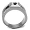 Cool Mens Rings TK2308 Stainless Steel Ring with Top Grade Crystal