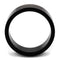 Cool Mens Rings TK2407 Black - Stainless Steel Ring with Epoxy in Siam