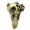 Cool Mens Rings TK2464 Antique Copper Stainless Steel Ring with Epoxy