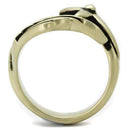 Cool Mens Rings TK2470 Antique Copper Stainless Steel Ring with Epoxy