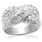 Silver Jewelry Rings Cool Rings LO2101 Rhodium Brass Ring with Top Grade Crystal Alamode Fashion Jewelry Outlet