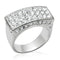 Silver Jewelry Rings Cool Rings LO2103 Rhodium Brass Ring with Top Grade Crystal Alamode Fashion Jewelry Outlet