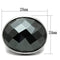 Cool Rings LO2470 Rhodium Brass Ring with Synthetic in Hematite