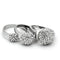 Cool Rings LO3055 Rhodium Brass Ring with Top Grade Crystal