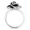 Crystal Engagement Rings TK3577 Stainless Steel Ring with Crystal