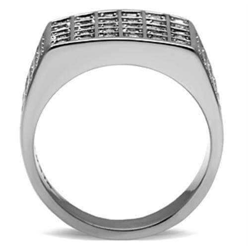 Crystal Engagement Rings TK358 Stainless Steel Ring with Top Grade Crystal