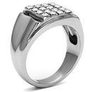 Crystal Engagement Rings TK359 Stainless Steel Ring with Top Grade Crystal