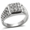 Crystal Engagement Rings TK361 Stainless Steel Ring with Top Grade Crystal