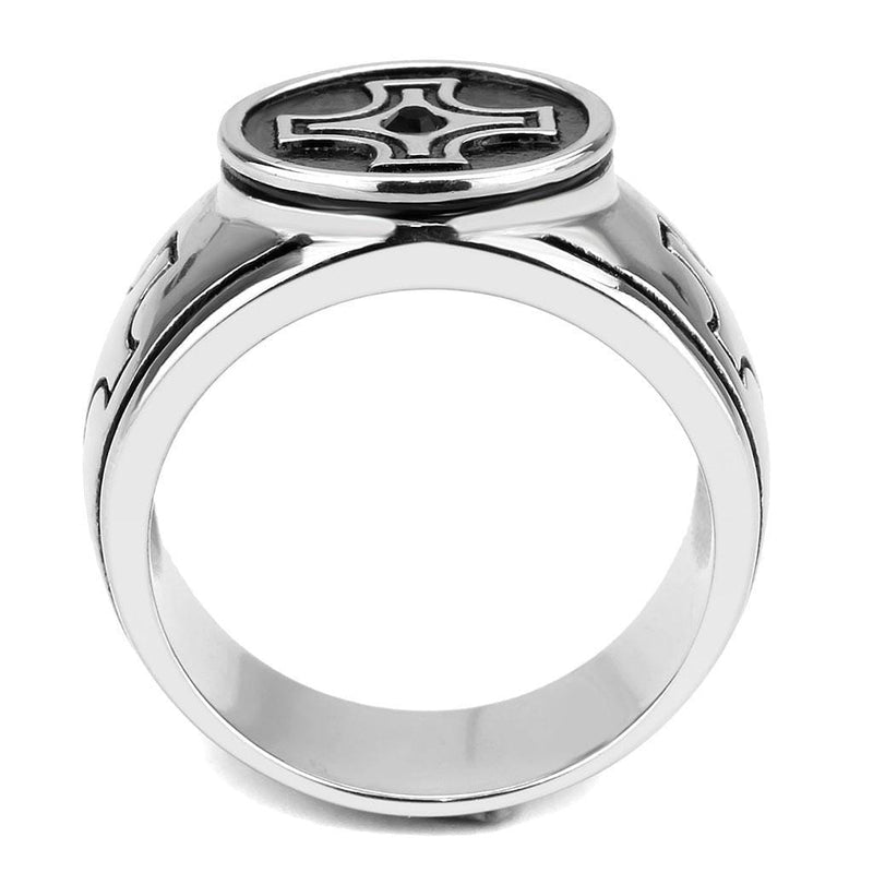 Crystal Engagement Rings TK3617 Stainless Steel Ring with Top Grade Crystal