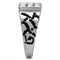 Crystal Engagement Rings TK365 Stainless Steel Ring with Top Grade Crystal