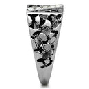 Crystal Engagement Rings TK367 Stainless Steel Ring with Top Grade Crystal