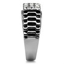 Crystal Engagement Rings TK368 Stainless Steel Ring with Top Grade Crystal