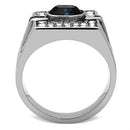 Crystal Engagement Rings TK369 Stainless Steel Ring with Top Grade Crystal