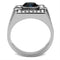 Crystal Engagement Rings TK369 Stainless Steel Ring with Top Grade Crystal