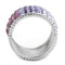 Crystal Engagement Rings TK3703 Stainless Steel Ring with Top Grade Crystal