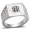 Crystal Engagement Rings TK385 Stainless Steel Ring with Top Grade Crystal