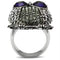 Crystal Engagement Rings TK399 Stainless Steel Ring with Top Grade Crystal