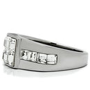 Crystal Engagement Rings TK487 Stainless Steel Ring with Top Grade Crystal