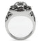 Crystal Engagement Rings TK502 Stainless Steel Ring with Top Grade Crystal