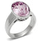 Crystal Engagement Rings TK522 Stainless Steel Ring with Top Grade Crystal