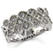 Silver Jewelry Rings Crystal Rings 10626 Rhodium Brass Ring with Top Grade Crystal Alamode Fashion Jewelry Outlet