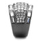 Crystal Rings TK2673 Stainless Steel Ring with Top Grade Crystal