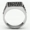 Silver Jewelry Rings Crystal Rings TK703 Stainless Steel Ring with Top Grade Crystal Alamode Fashion Jewelry Outlet