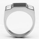Crystal Rings TK712 Stainless Steel Ring with Top Grade Crystal