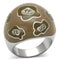 Crystal Rings TK826 Stainless Steel Ring with Top Grade Crystal