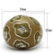 Crystal Rings TK826 Stainless Steel Ring with Top Grade Crystal