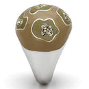 Crystal Rings TK826 Stainless Steel Ring with Top Grade Crystal