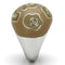 Crystal Rings TK826 Stainless Steel Ring with Top Grade Crystal