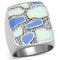 Crystal Rings TK832 Stainless Steel Ring with Top Grade Crystal