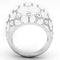 Silver Jewelry Rings Crystal Rings TK871 Stainless Steel Ring with Top Grade Crystal Alamode Fashion Jewelry Outlet